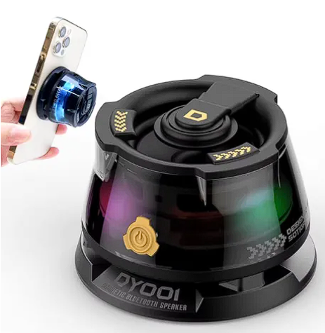 Miniatura 3 de Mini Parlante Altavoz Soporte Magnetico